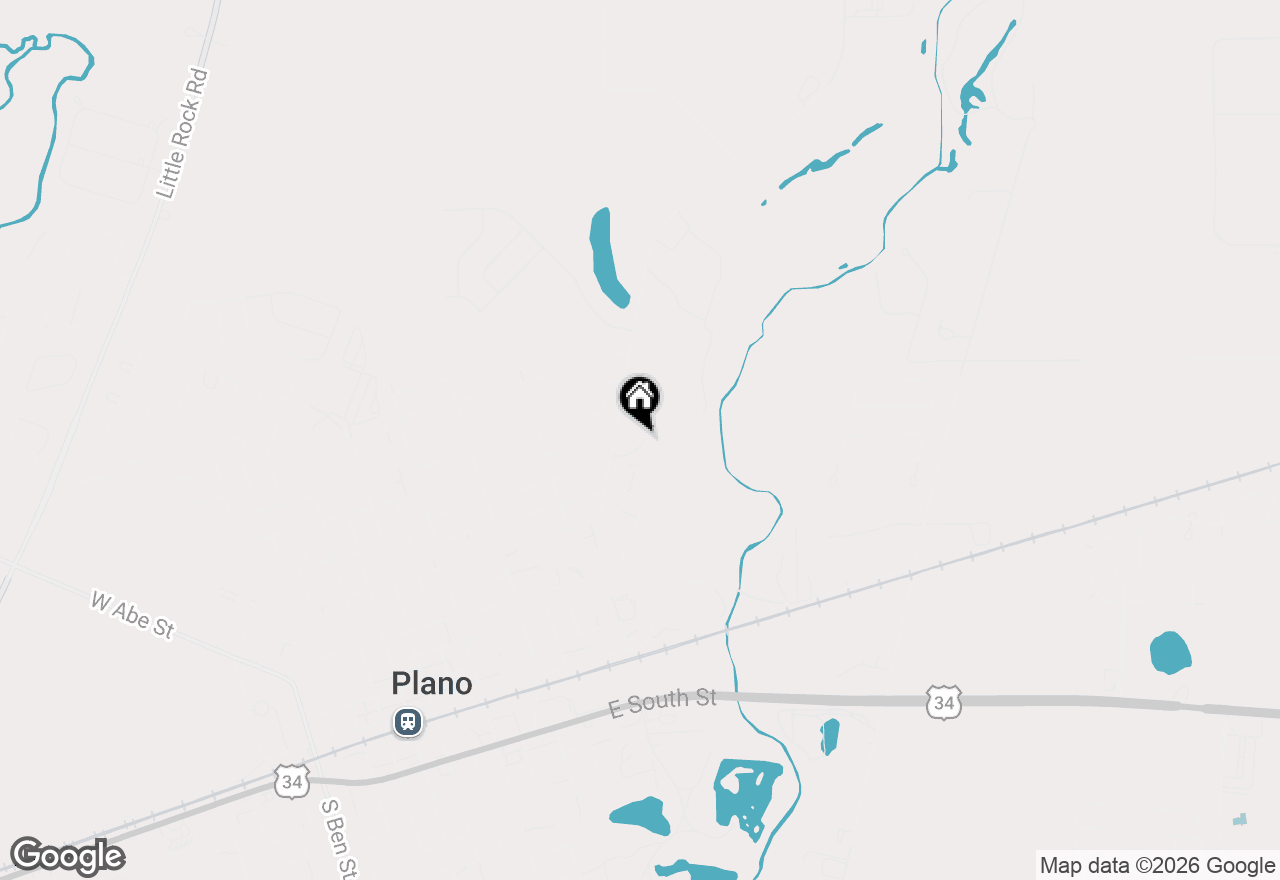 Map of 3284 Rock Creek Road, Plano, IL 60545