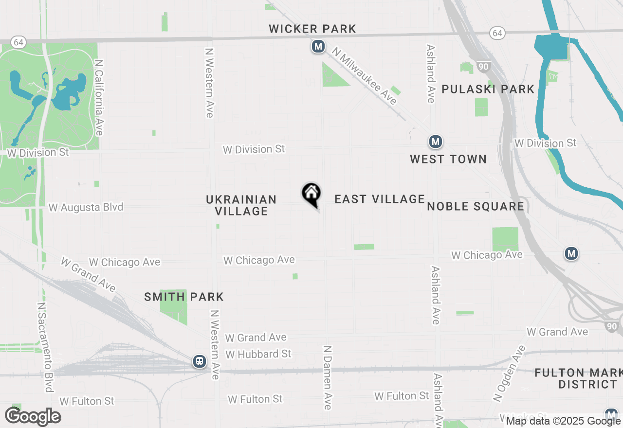 Map of 2028 W Walton Street, Chicago, IL 60622