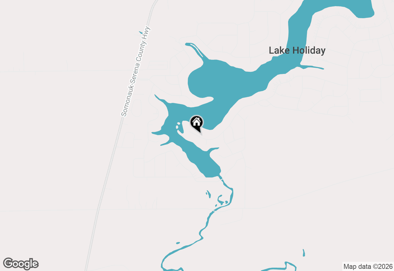 Map of 1293 Lake Holiday Drive, Lake Holiday, IL 60548