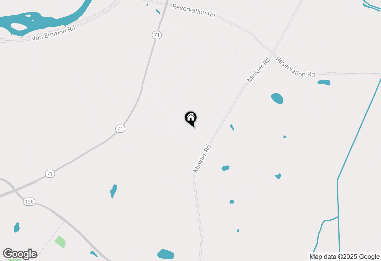 Map of 7501 Rose Hill Court, Yorkville, IL 60560