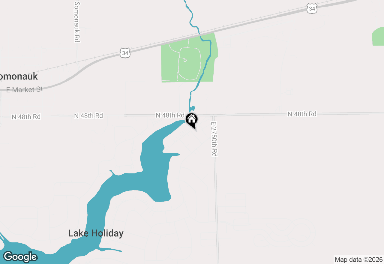 Map of 1351 Reva Lane, Lake Holiday, IL 60548