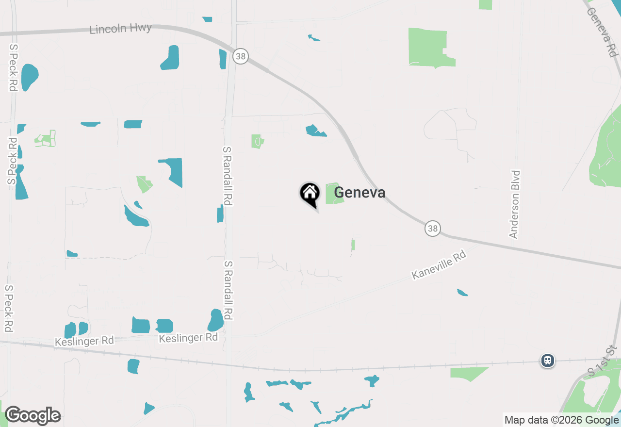 Map of 2020 Sheffield Lane, Geneva, IL 60134