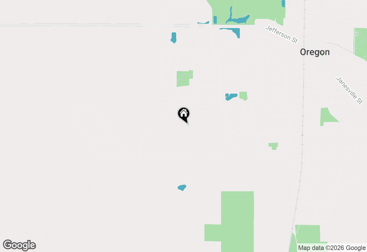Map of 939 Carnoustie Way, Oregon, WI 53575