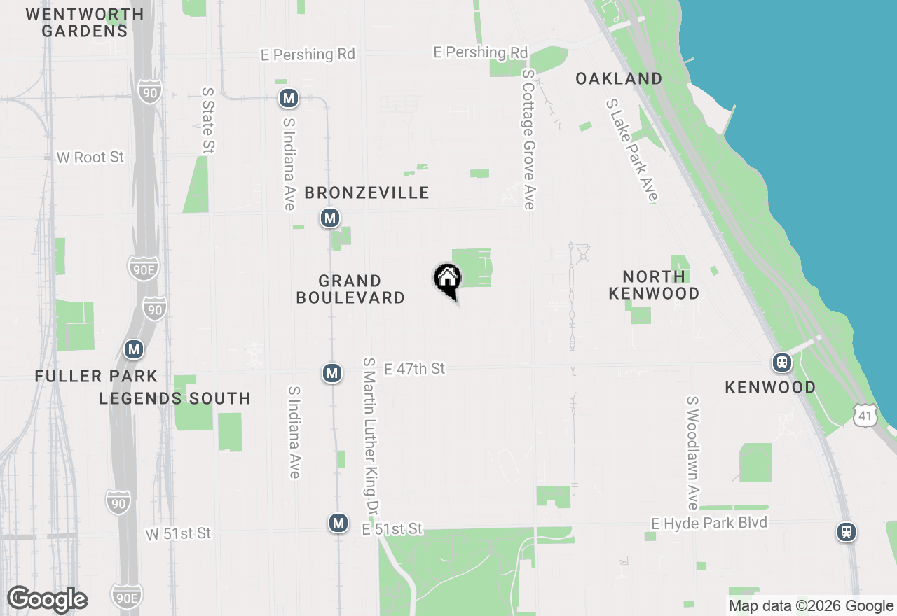 Map of 4528 S Saint Lawrence Avenue, Chicago, IL 60653