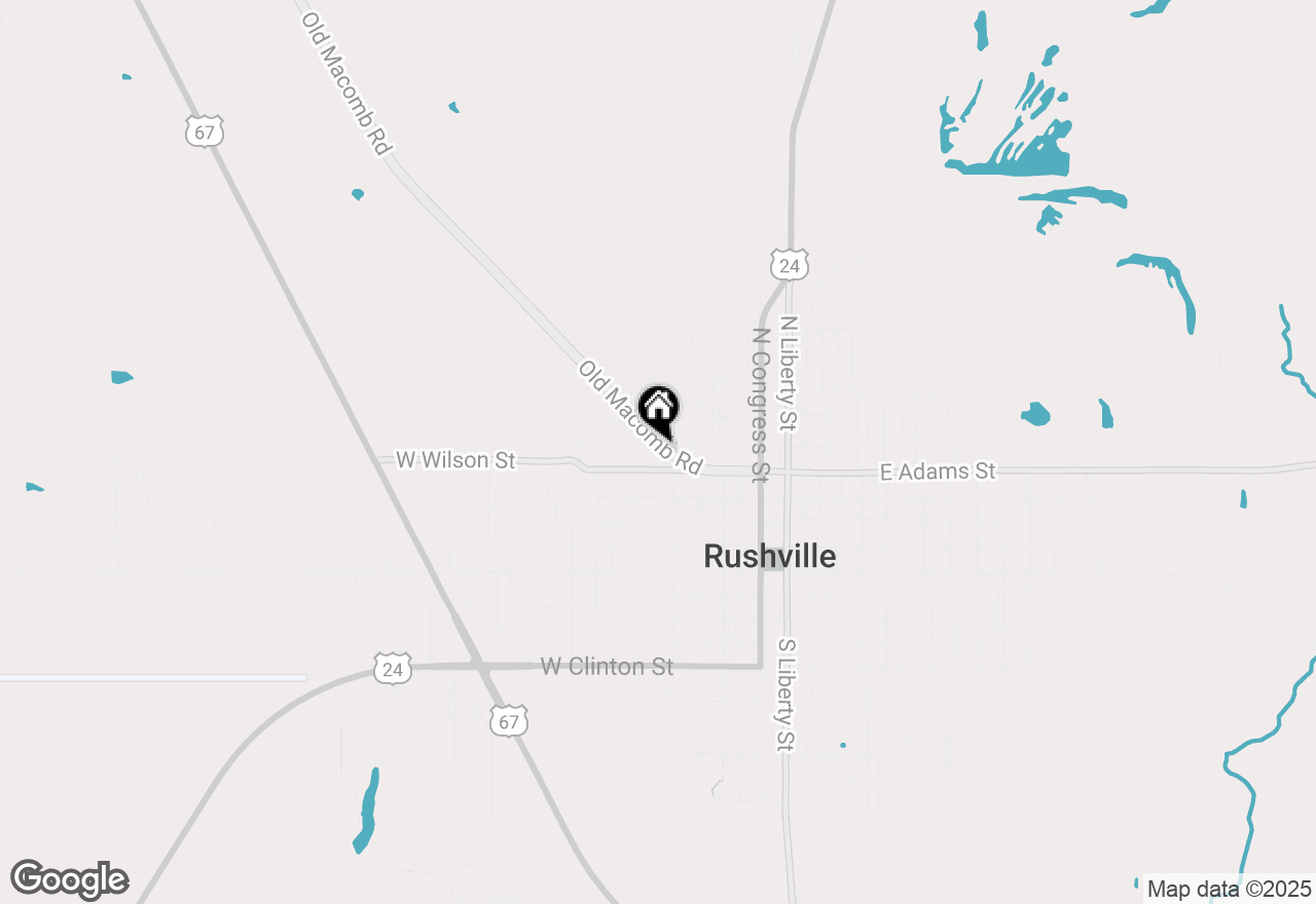 Map of 416 Macomb Rd, Rushville, IL 62681