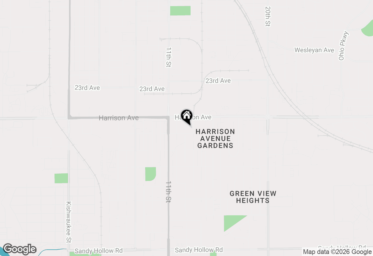 Map of 2634 Hanson Street, Rockford, IL 61109