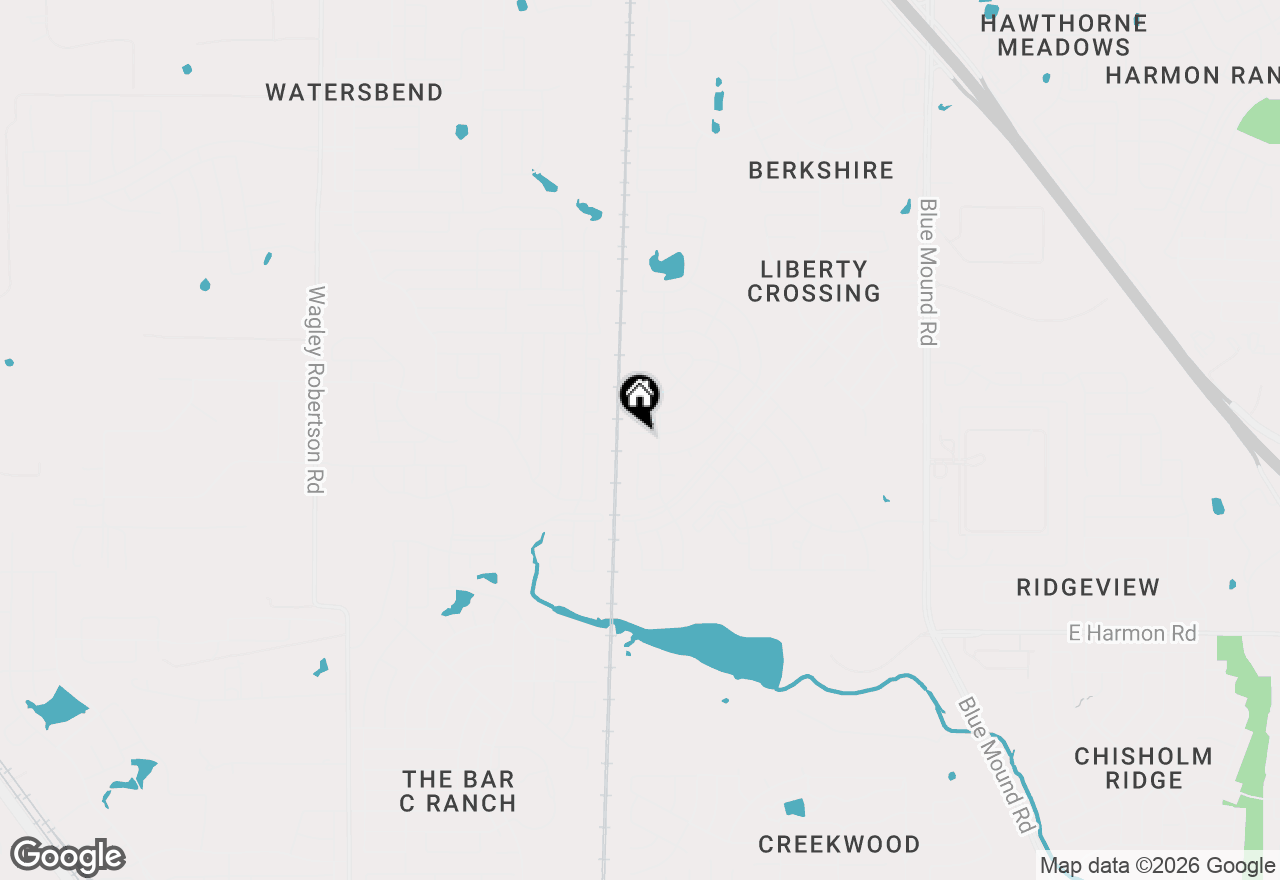 Map of 8908 Flying Eagle Lane, Fort Worth, TX 76131