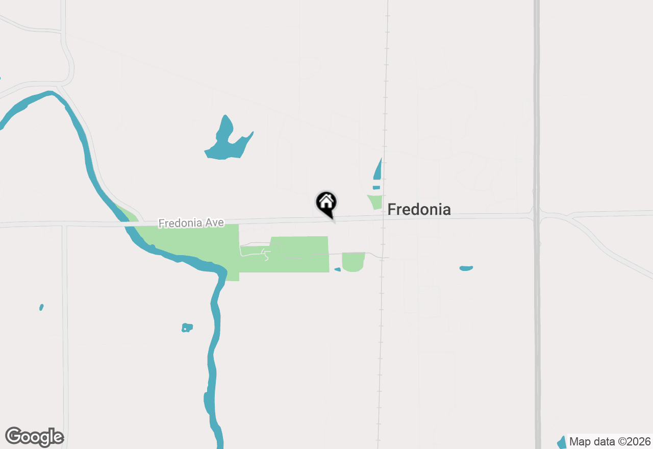 Map of 825 Fredonia Ave, Fredonia, WI 53021