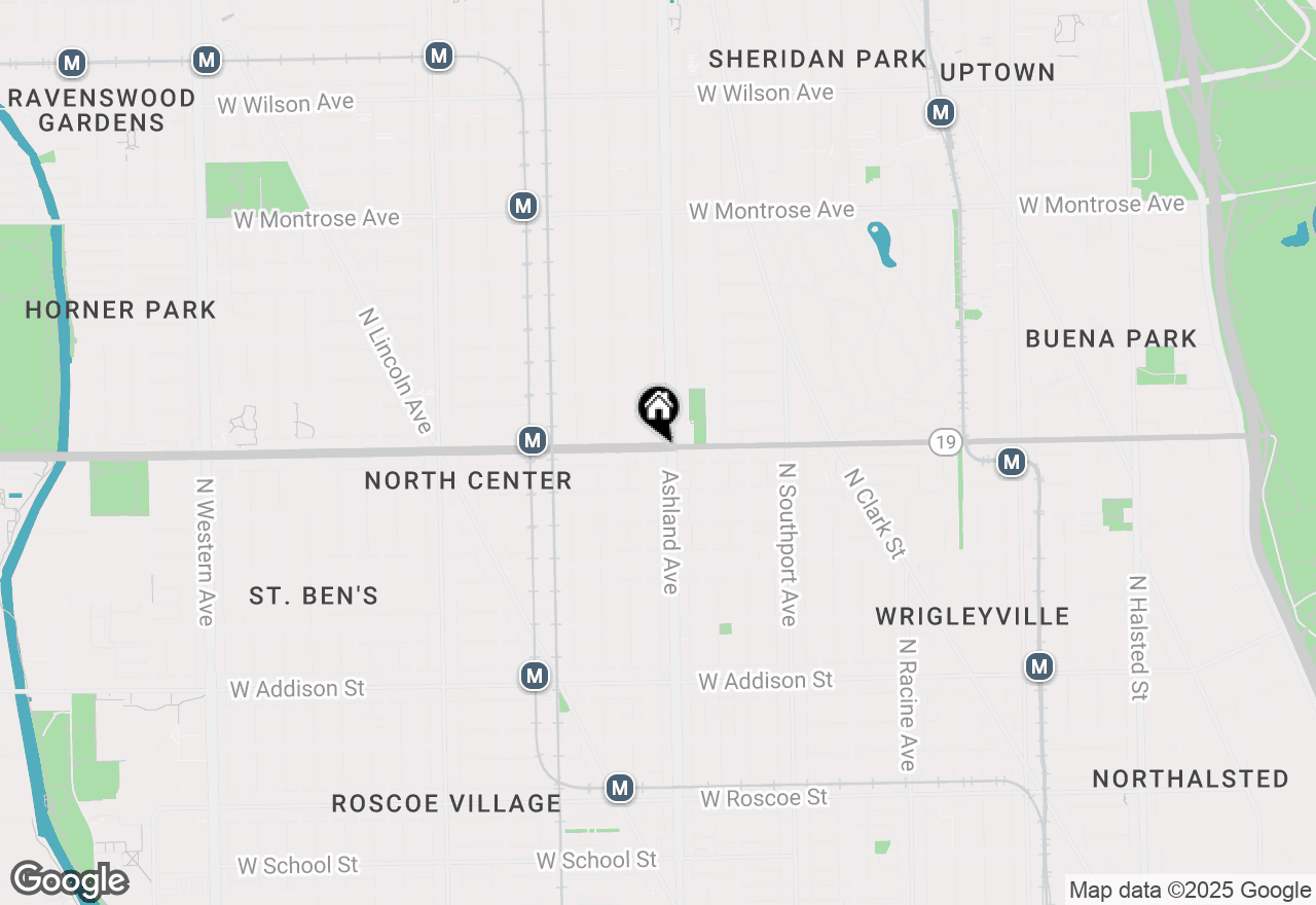 Map of 1615 W Irving Park Road #1S, Chicago, IL 60613