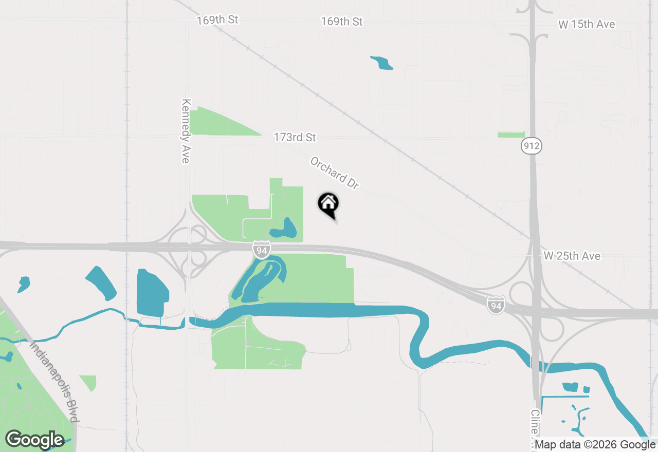 Map of 3246 176th Street, Hammond, IN 46323
