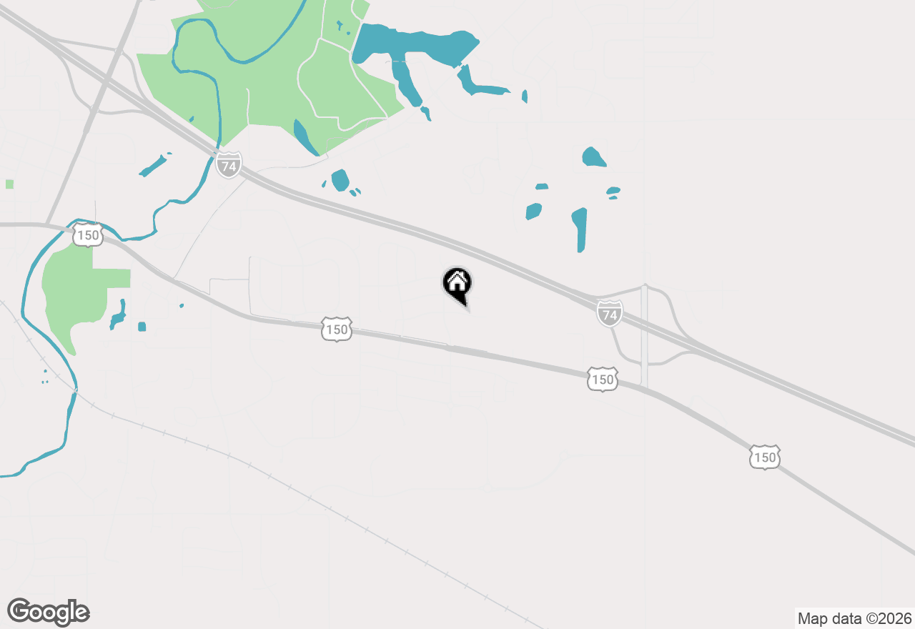 Map of 1703 Timber Wolf Lane #C, Mahomet, IL 61853