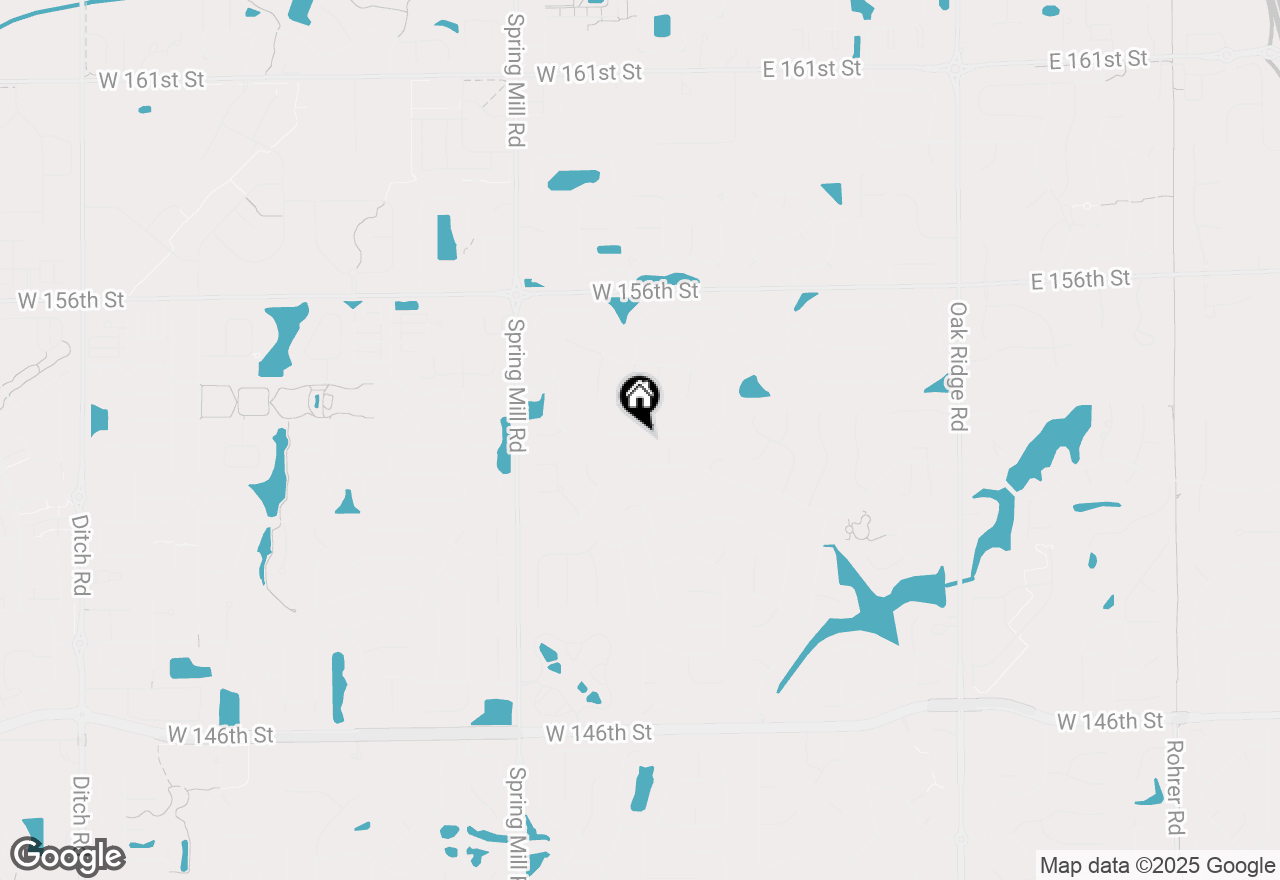 Map of 107 W Columbine Lane, Westfield, IN 46074