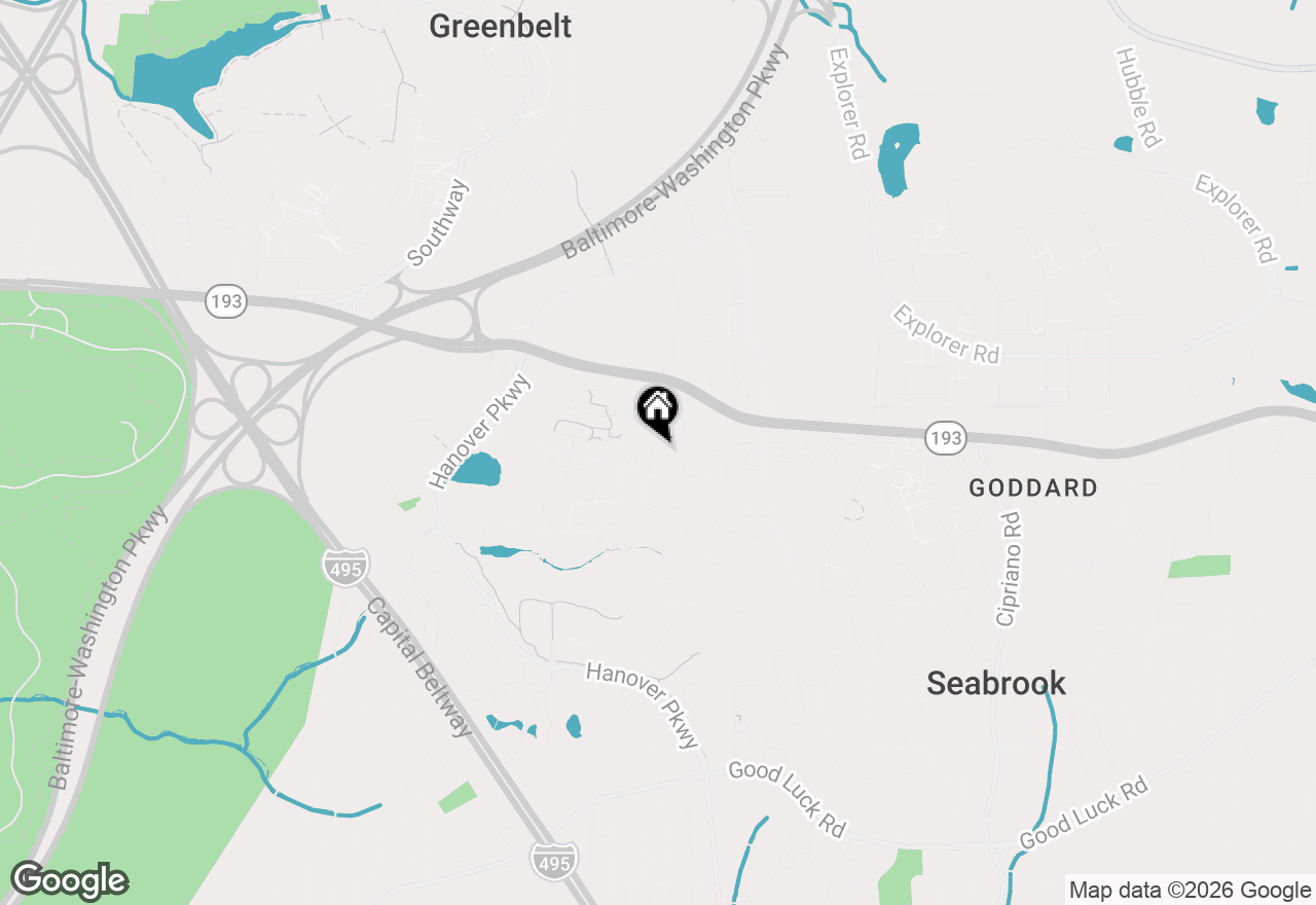 Map of 7315 Sunrise Court, Greenbelt, MD 20770