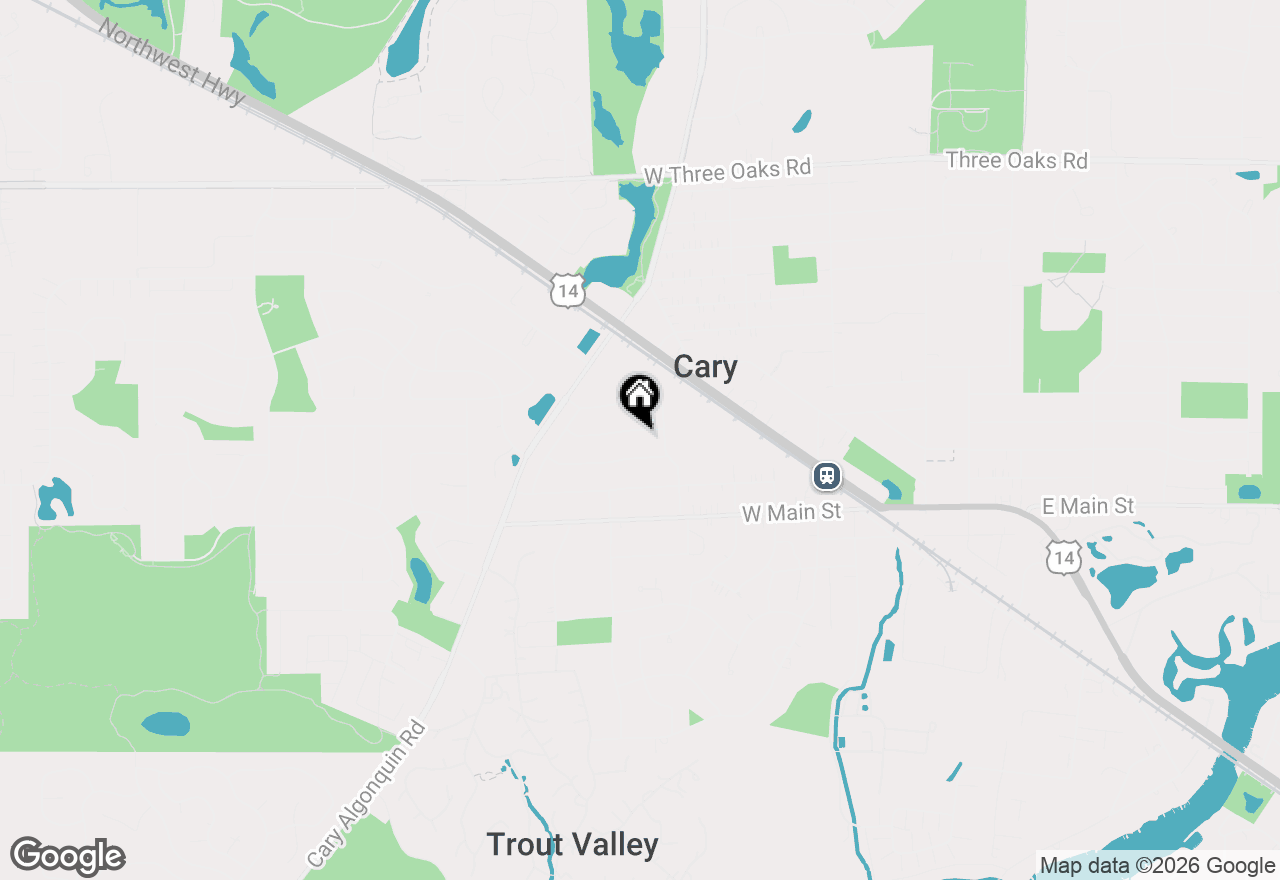 Map of 549 Arthur Drive, Cary, IL 60013