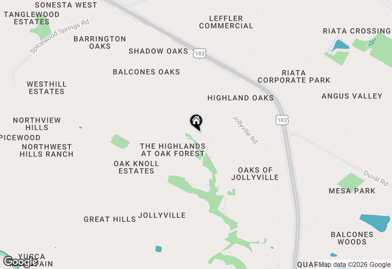 Map of 6203 Danwood Dr, Austin, TX 78759