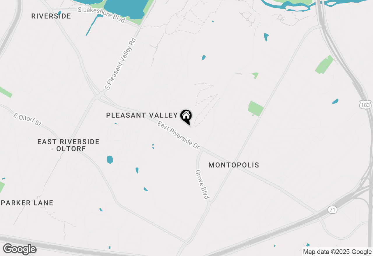 Map of 1715 Whitney Way, Austin, TX 78741