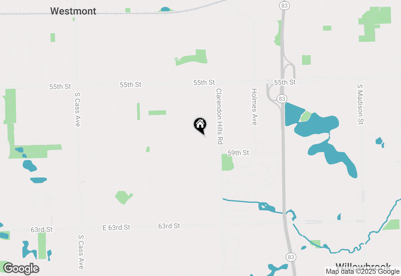 Map of 5802 Tennessee Avenue, Clarendon Hills, IL 60514