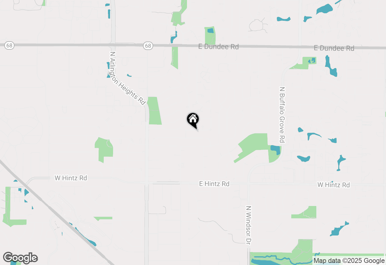 Map of 709 Carriageway Drive, Buffalo Grove, IL 60089