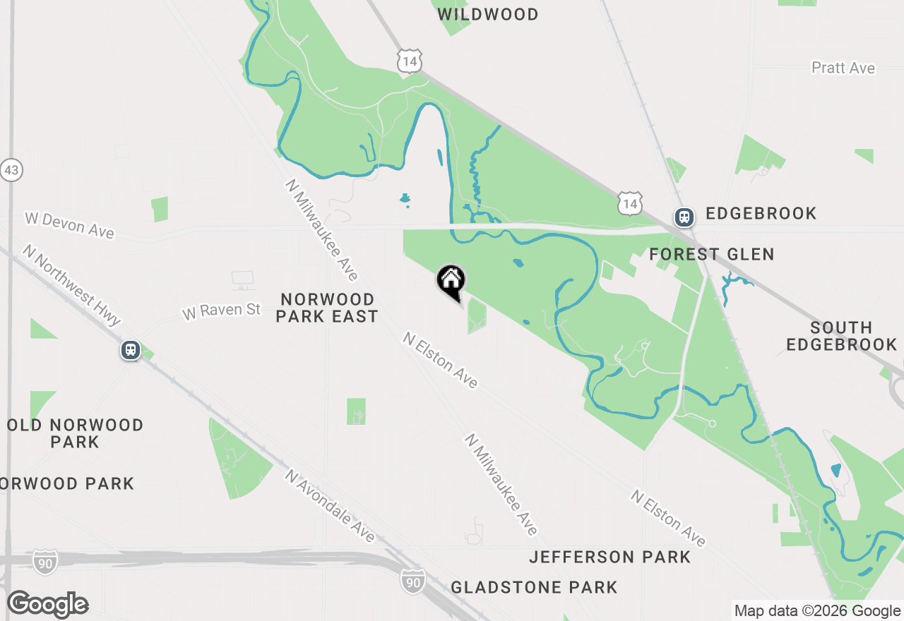 Map of 6159 N Meade Avenue, Chicago, IL 60646