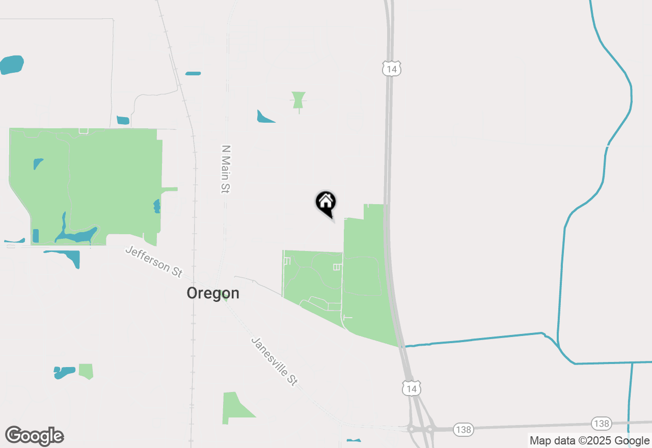 Map of 355 Veldor Street, Oregon, WI 53575