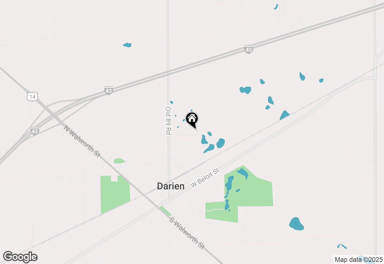 Map of 124 Pine Tree Lane, Darien, WI 53114