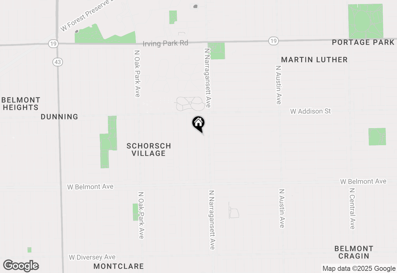 Map of 3442 N Nagle Avenue, Chicago, IL 60634