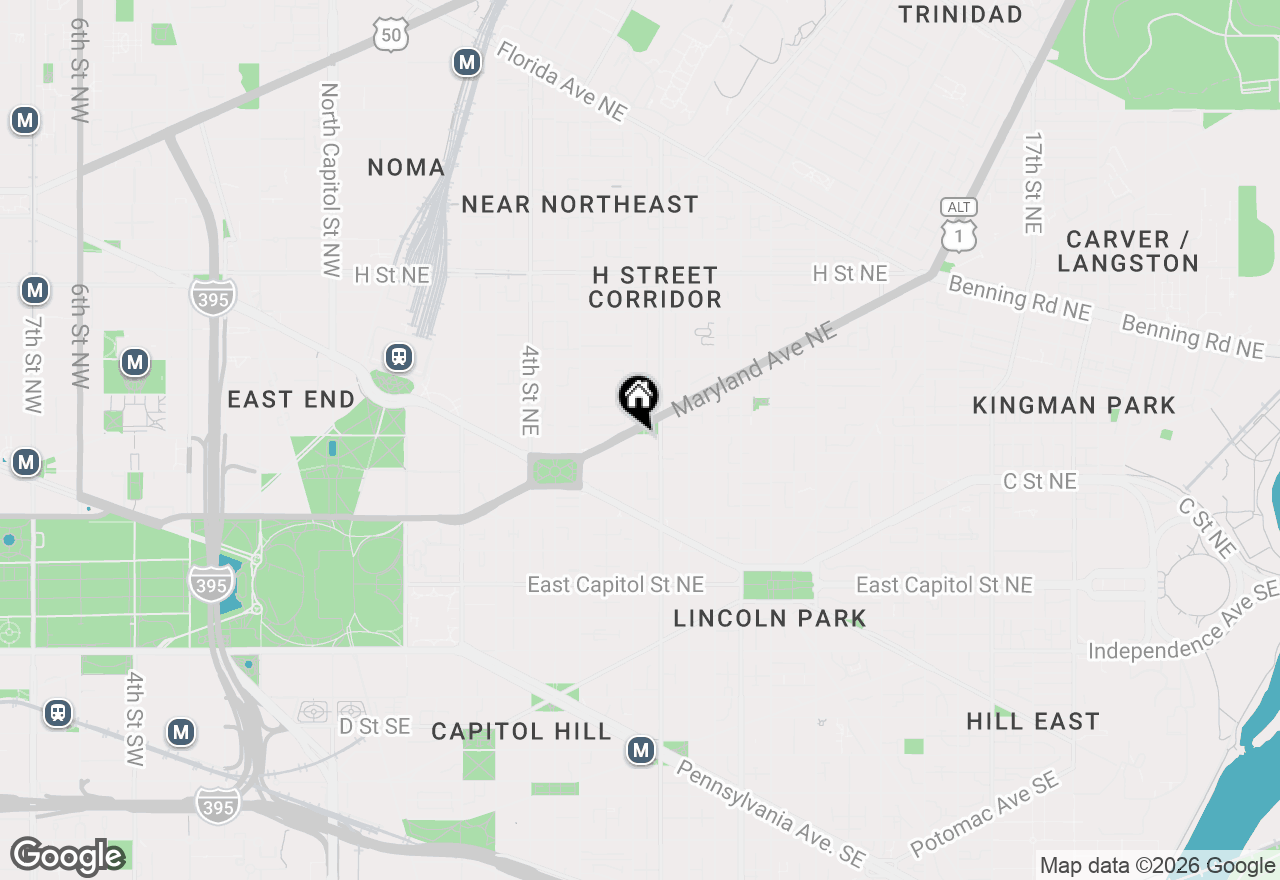 Map of 703 D Street Ne, Washington, DC 20002