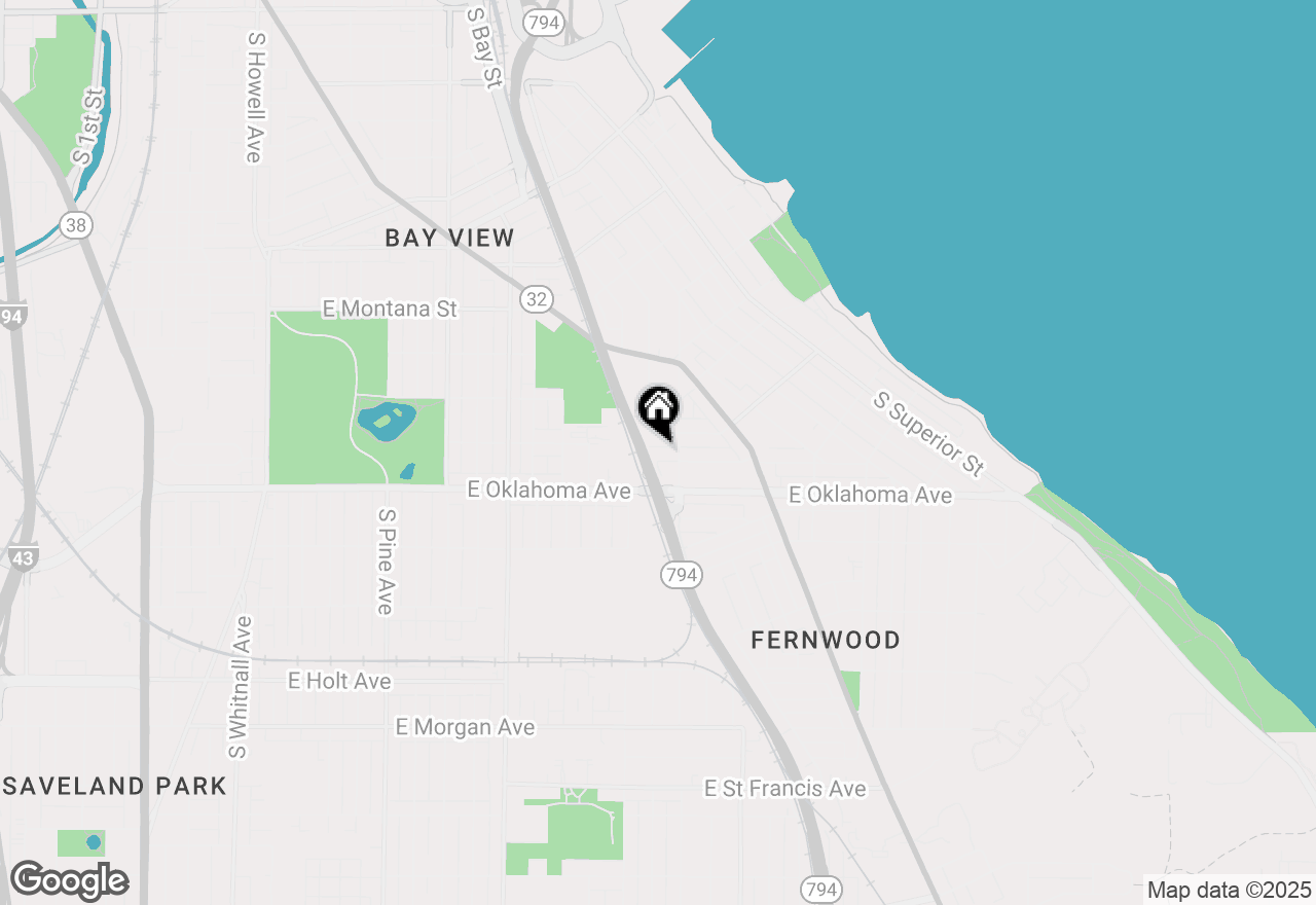 Map of 1720 E Bennett Ave #1720A, Milwaukee, WI 53207