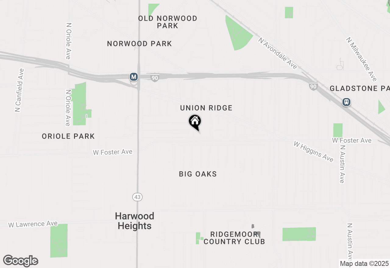Map of 5224 N New England Avenue, Chicago, IL 60656