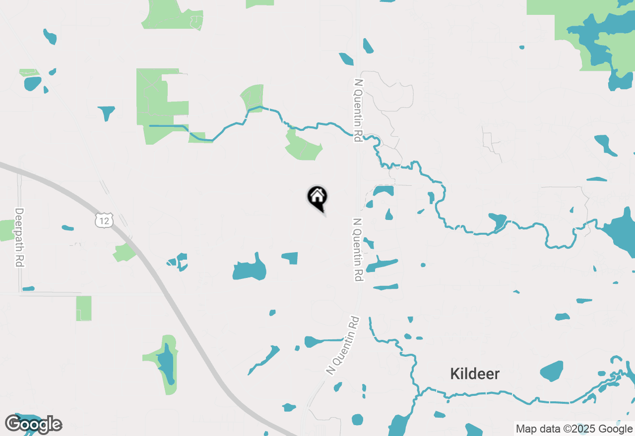 Map of 1134 Oxford Lane, Lake Zurich, IL 60047