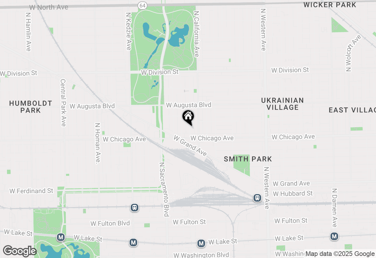 Map of 832 N Mozart Street, Chicago, IL 60622