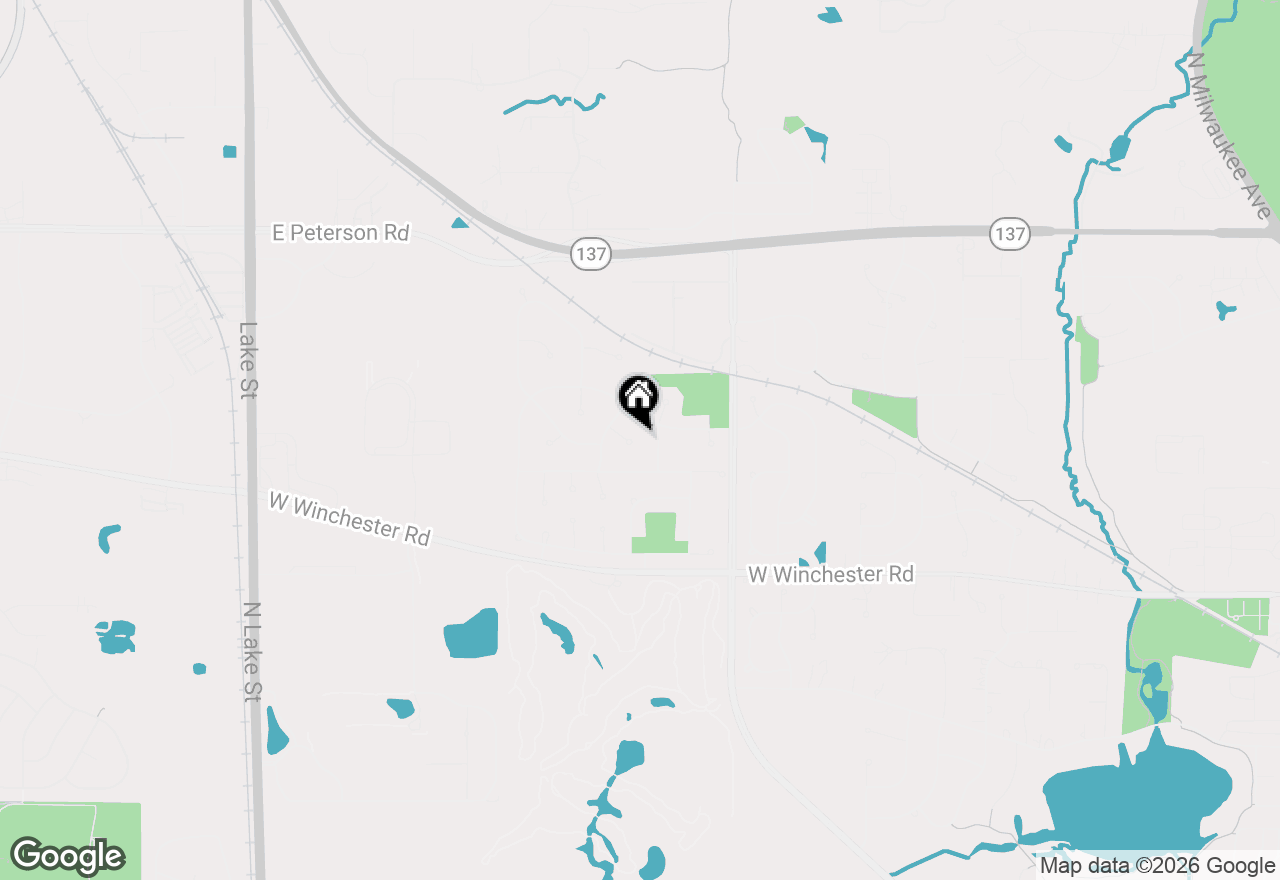 Map of 1604 Pleasant Court, Libertyville, IL 60048