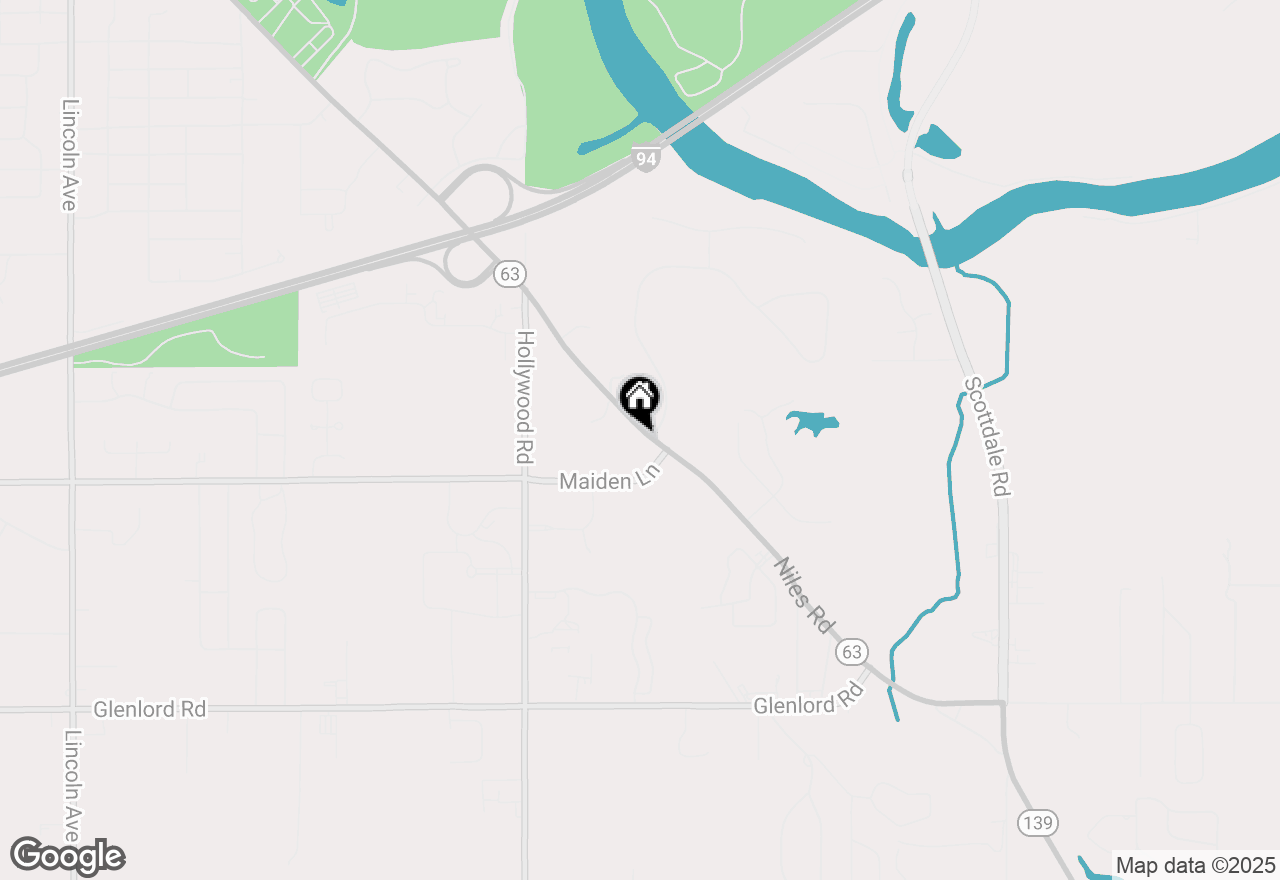 Map of 3590 Niles Road, Royalton Twp, MI 49085