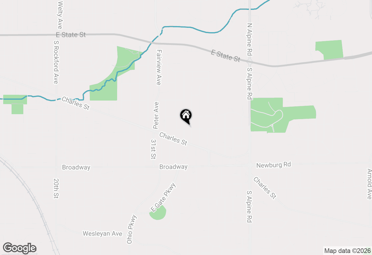 Map of 928 Woodland Drive, Rockford, IL 61108