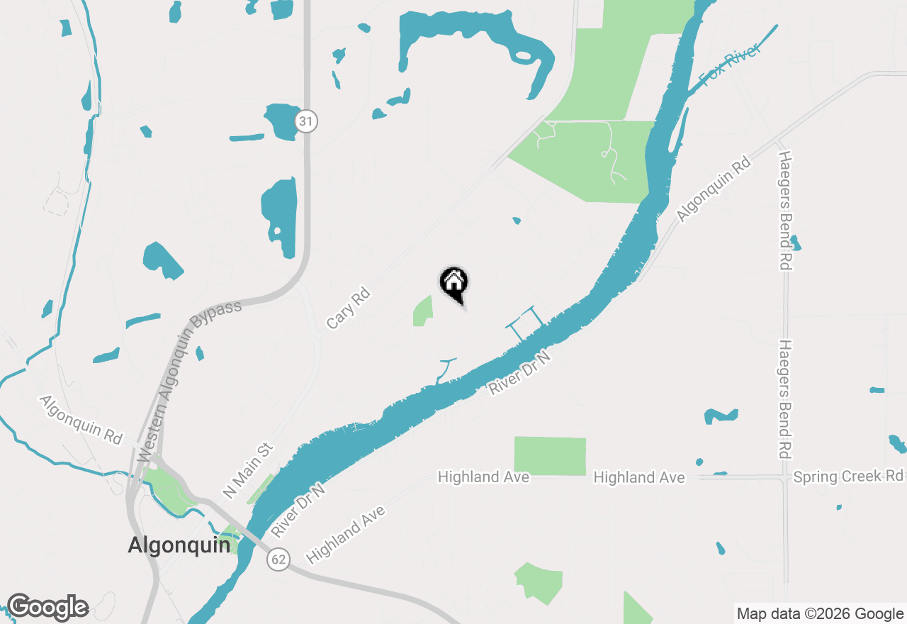 Map of 148 Wildwood Road, Algonquin, IL 60102