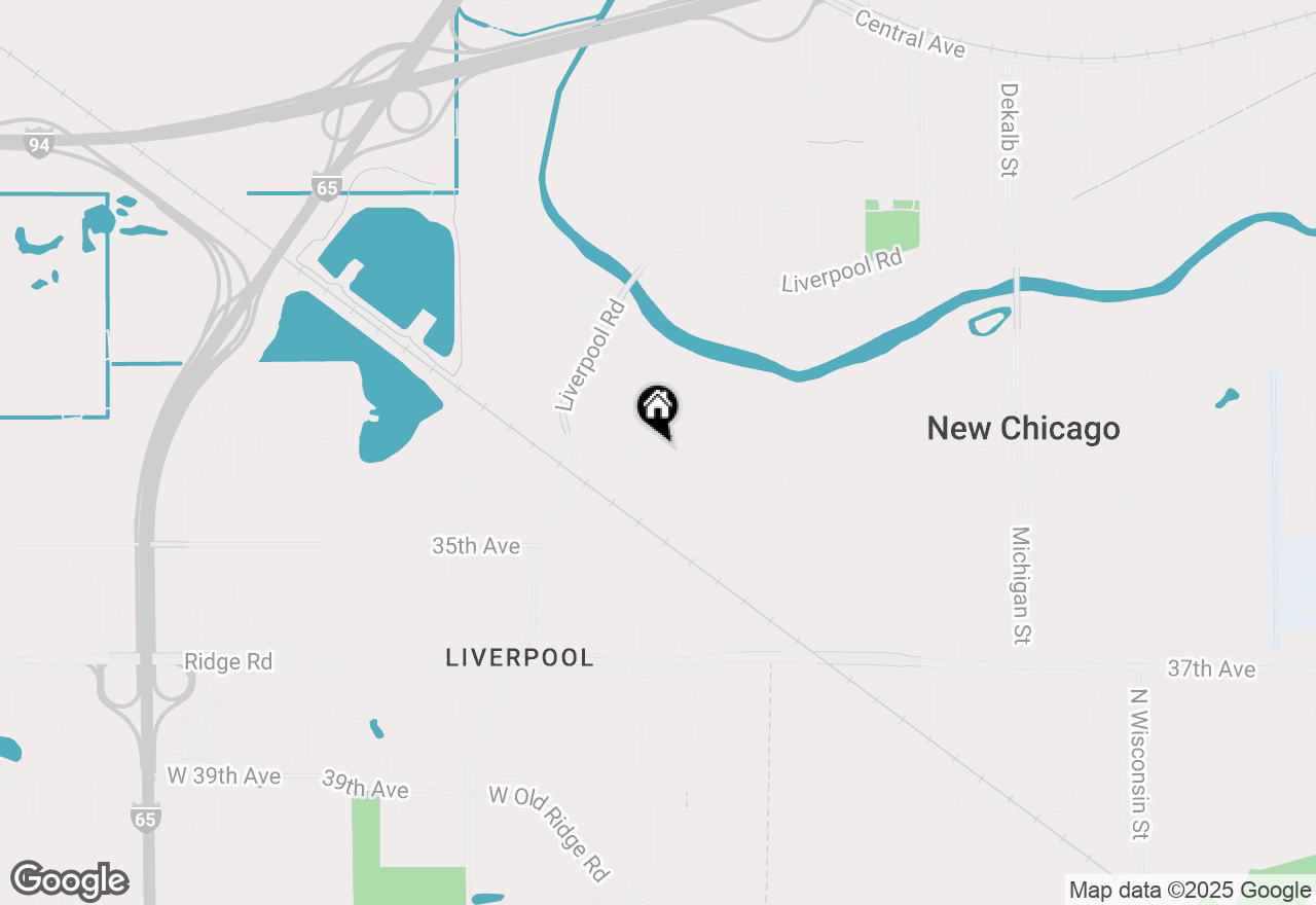 Map of 3320 New Mexico Street, Lake Station, IN 46405