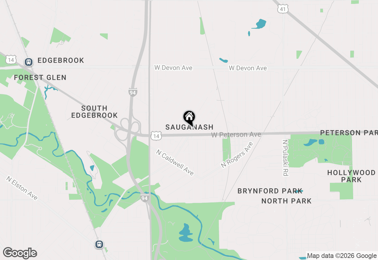 Map of 6025 N Hiawatha Avenue, Chicago, IL 60646