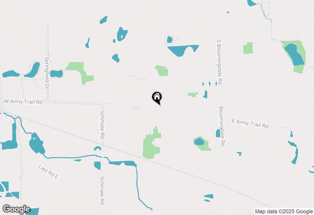 Map of 436 Cardinal Drive, Bloomingdale, IL 60108