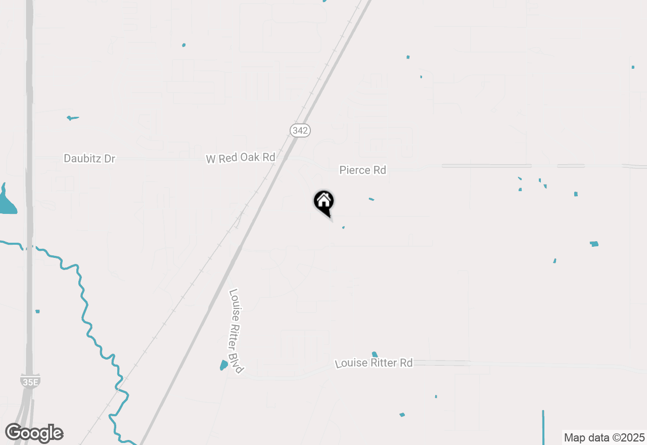 Map of 228 Pierce Road, Red Oak, TX 75154