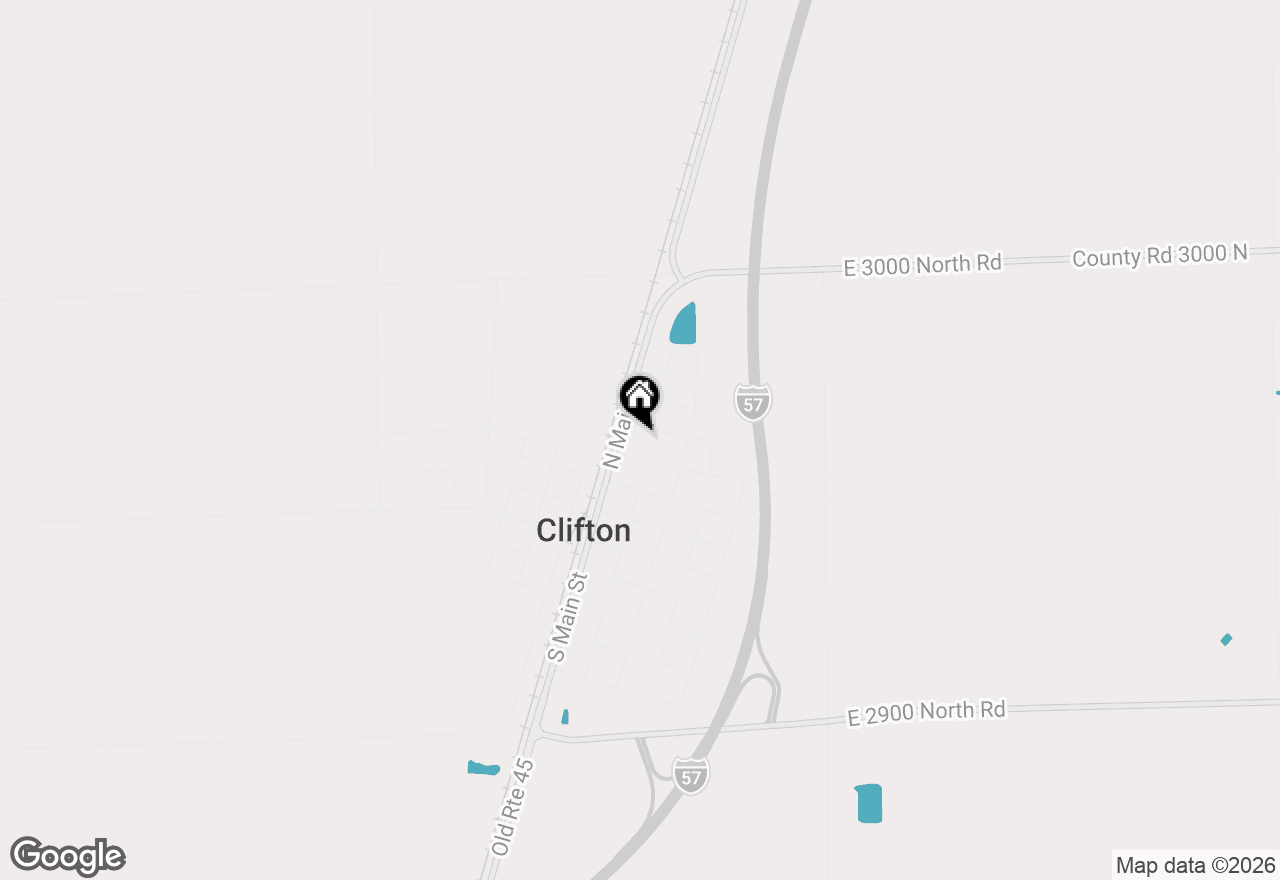 Map of 160 Porter Avenue, Clifton, IL 60927