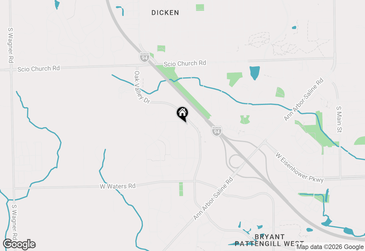 Map of 2159 Spring Ridge Drive, Ann Arbor, MI 48103
