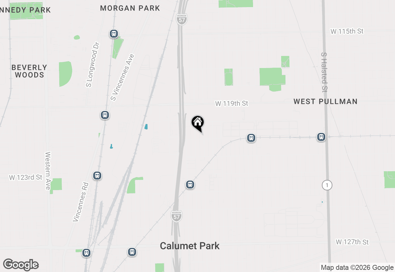 Map of 12049 S Justine Street, Chicago, IL 60643