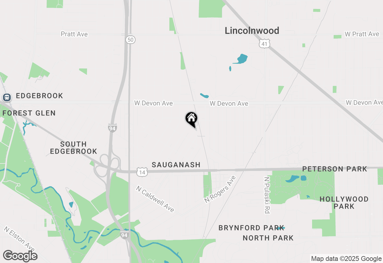 Map of (Address confidential), Chicago, Illinois 60646