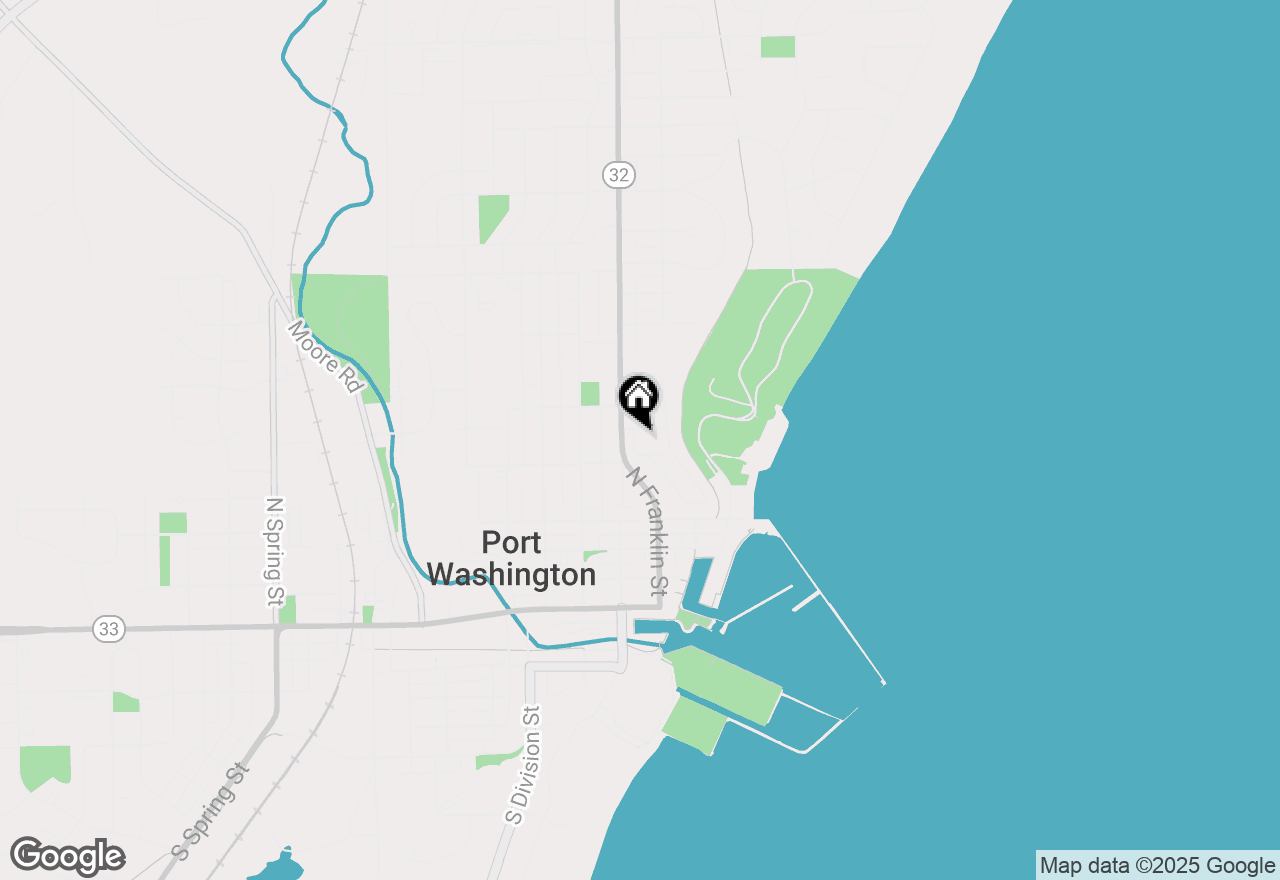 Map of 507 N Catalpa St, Port Washington, WI 53074