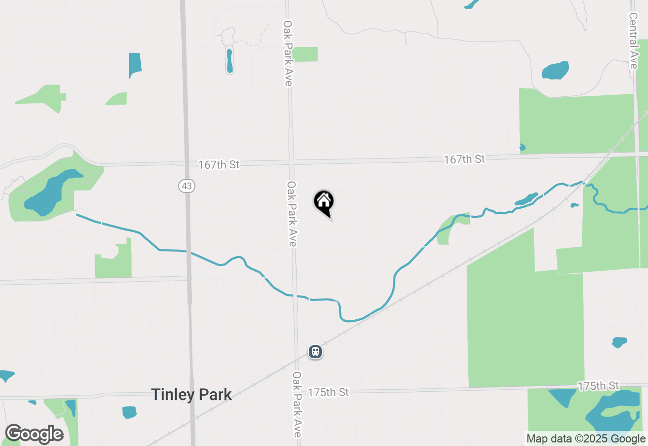 Map of 6649 Hubbard Lane, Tinley Park, IL 60477