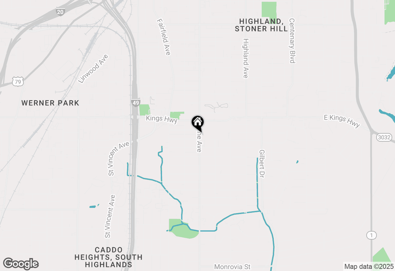 Map of 3218 Line Avenue, Shreveport, LA 71104