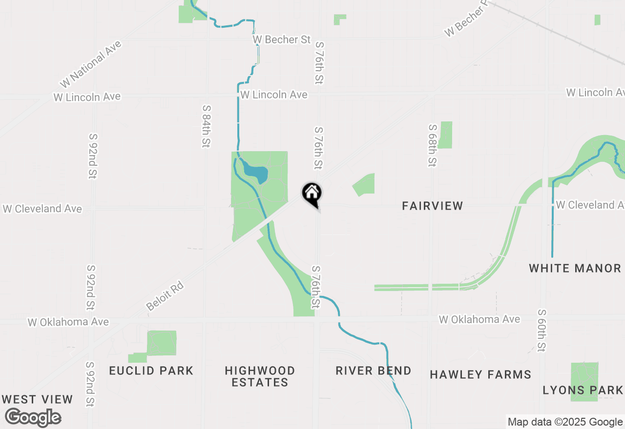 Map of 2721 S 76th St, West Allis, WI 53219