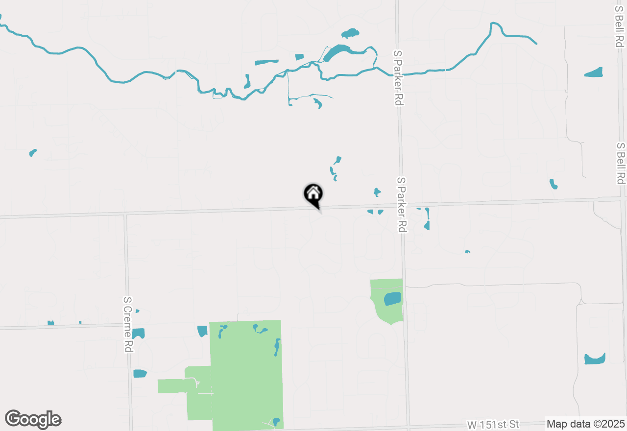 Map of 14313 S Pebble Creek Drive, Homer Glen, IL 60491