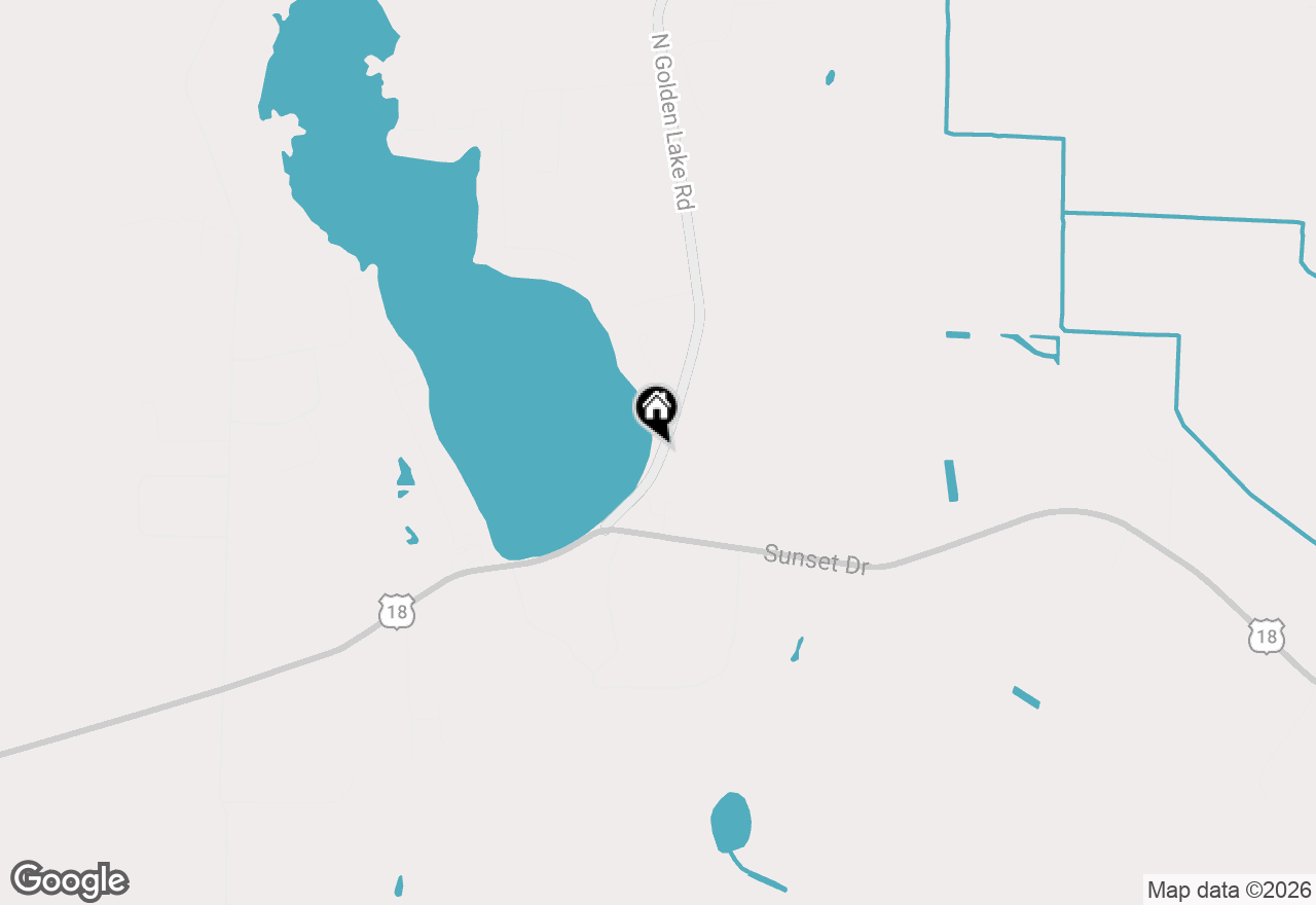 Map of 417 S Golden Lake Rd, Summit, WI 53066