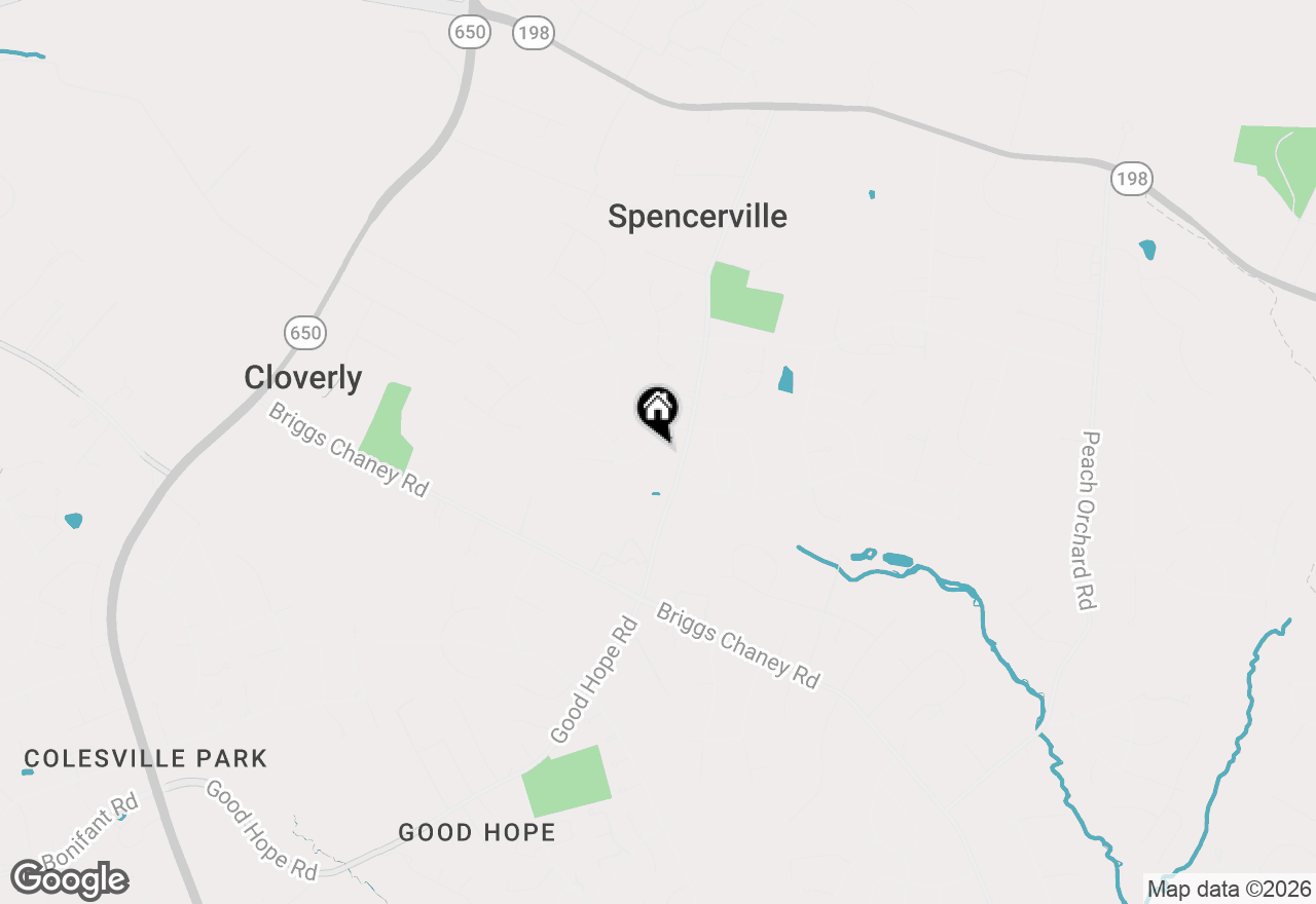 Map of 1421 Colesberg Street, Silver Spring, MD 20905